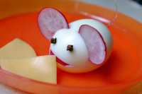 myszka śniadaniowa z żółtym serem