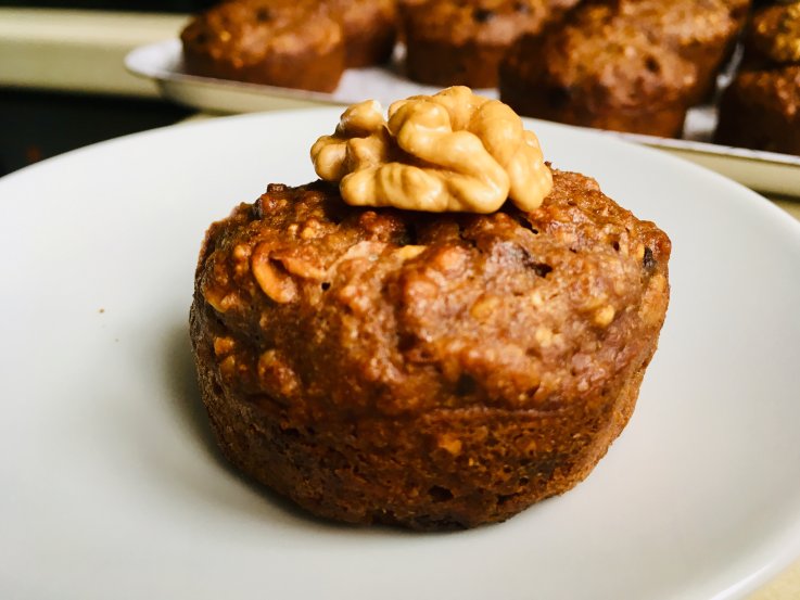 Muffiny czekoladowo-bananowe bez cukru
