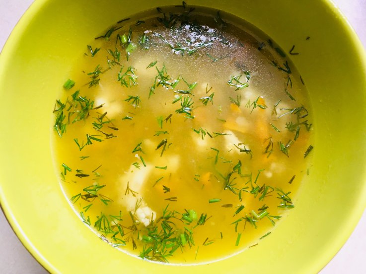 Zupa kalafiorowa kasza